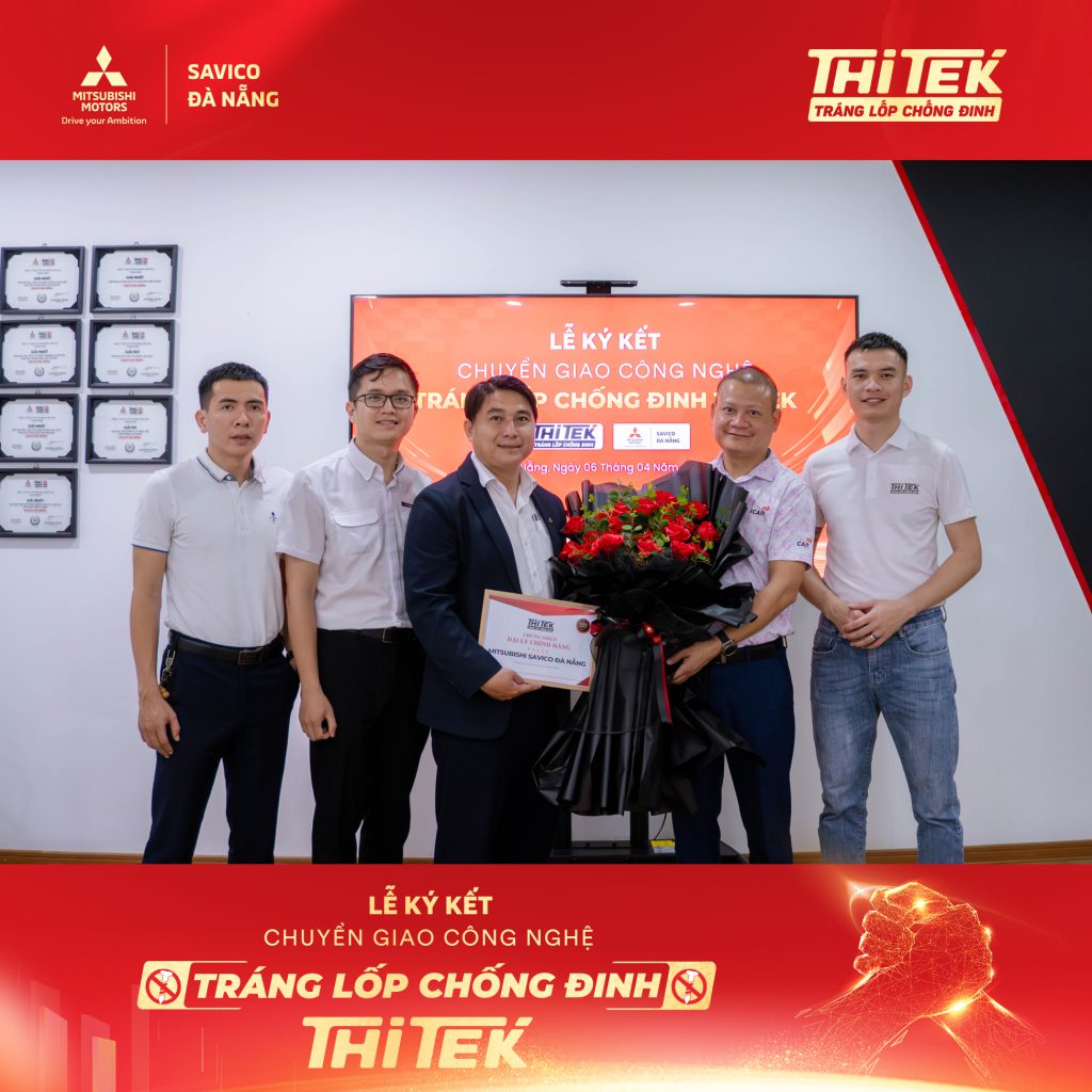 MITSUBISHI SAVICO ĐÀ NẴNG TIÊN PHONG TRIỂN KHAI CÔNG NGHỆ TRÁNG LỐP CHỐNG ĐINH THITEK ĐẦU TIÊN TẠI ĐÀ NẴNG